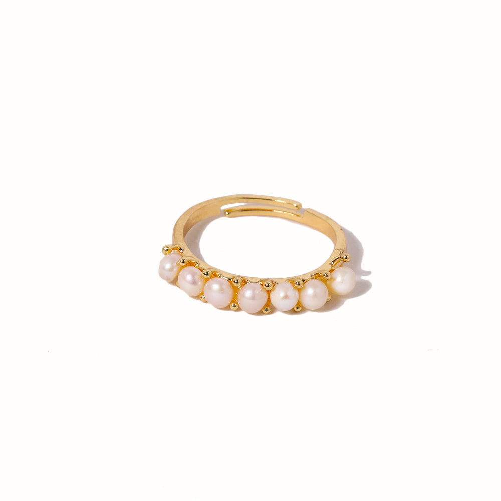 Natural Freshwater Pearls Women's Ring Fashion Personalized Fashion Women's Ring  Jewelry for Women